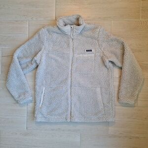 Columbia Women's Cream Beige Cozy Sherpa Teddy Full Zip Jacket - Large